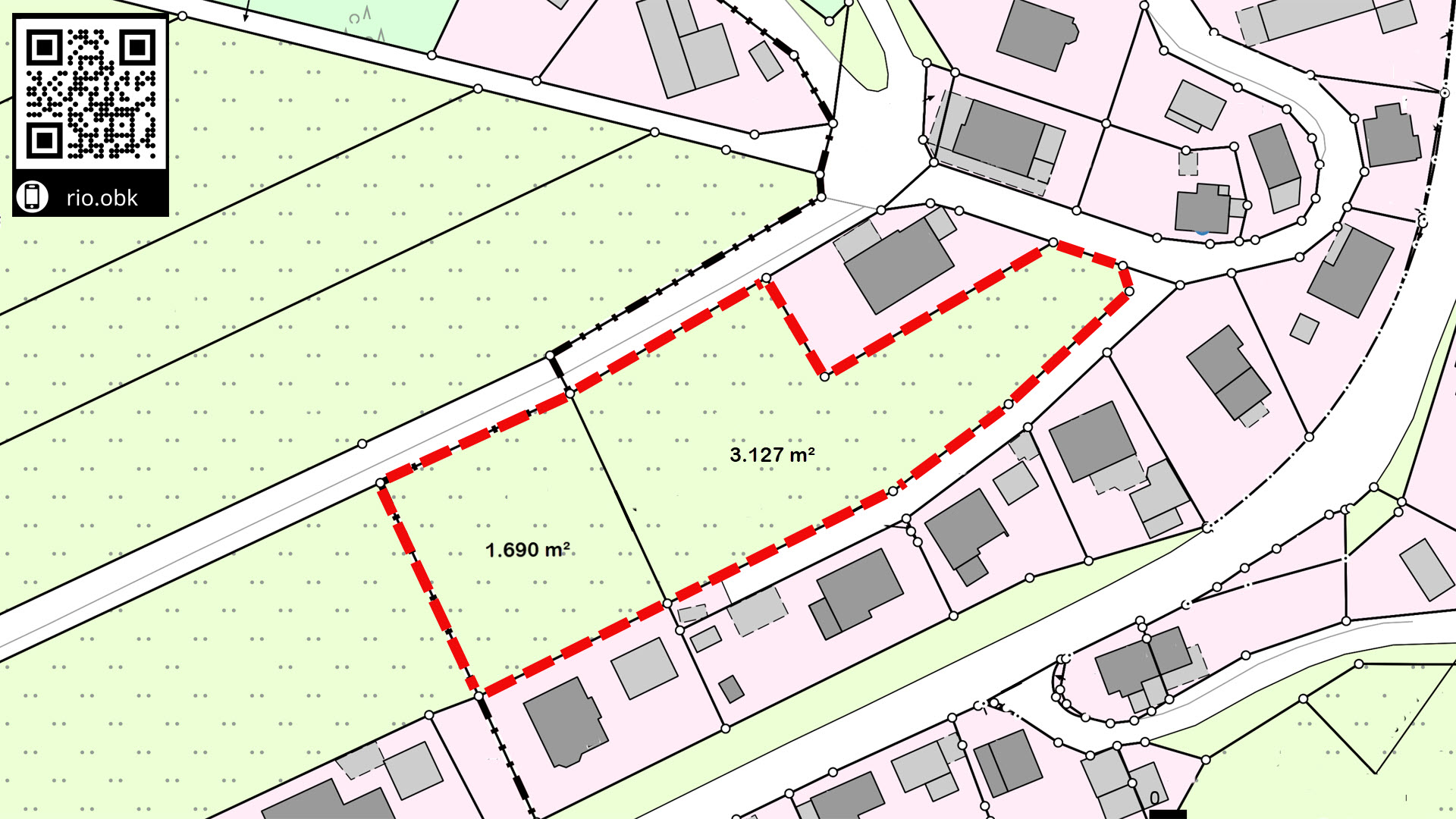 Morsbach-Ellingen: 4.817 m² Bauland in traumhafter Ortsrandlage, Lageplan